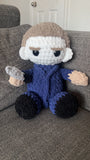 Handmade crochet Michael M Plushy