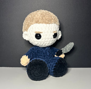 Handmade crochet Michael M Plushy