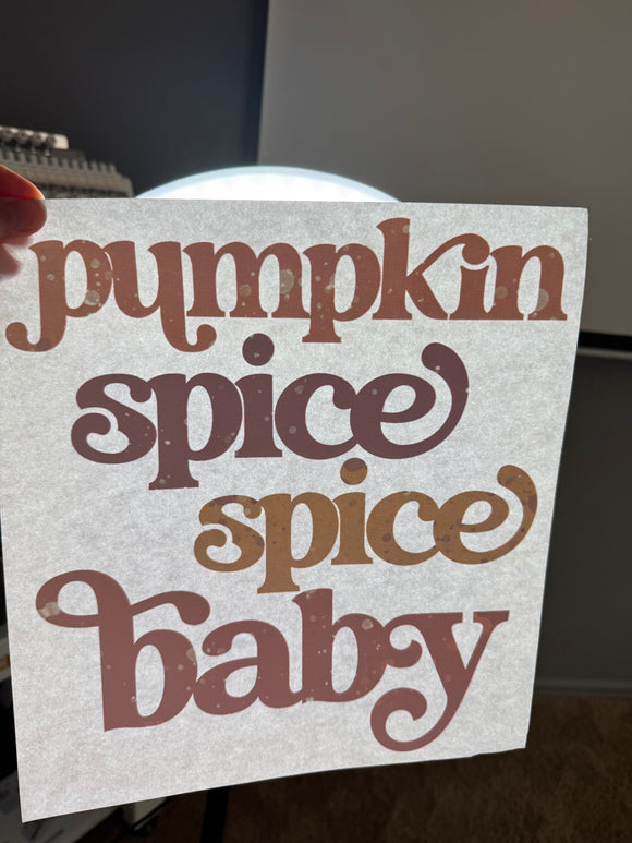 Pumpkon spice spice baby