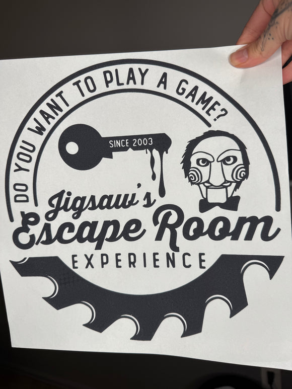 Jigsaw’s escape room