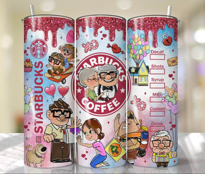 Up valentines tumbler