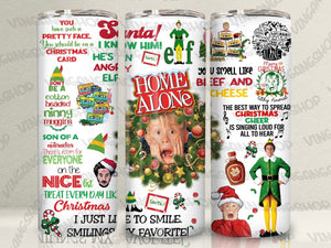 Christmas mashup tumbler