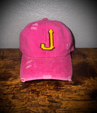 Womens Ponytail Criss Cross Distressed hat