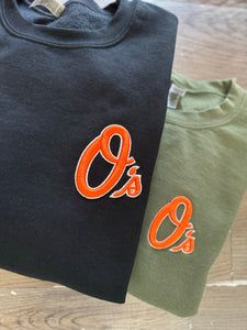 Embroidered puff Outlaws O sweatshirt