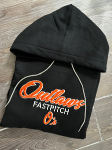 Embroidered puff Outlaws Fastpitch Hoodie