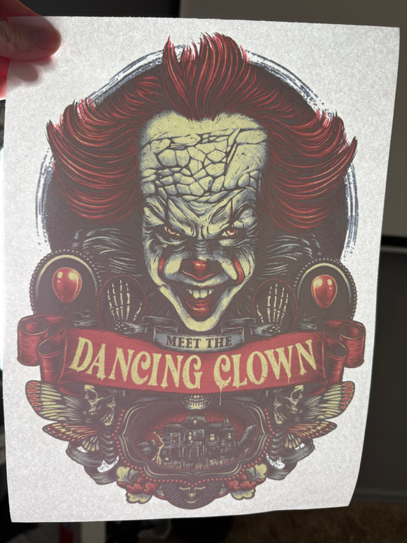 Dancing clown