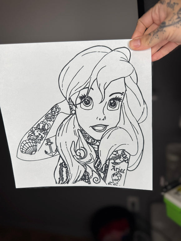 Tattooed Ariel