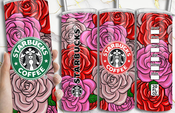 Starbies rose tumbler