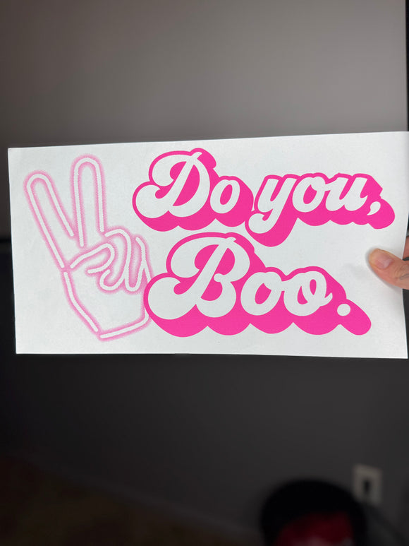 Do you boo