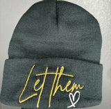 Let Them embroidery beanie