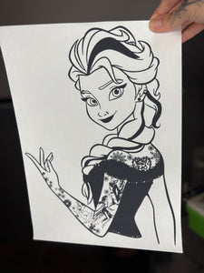 Tattooed elsa