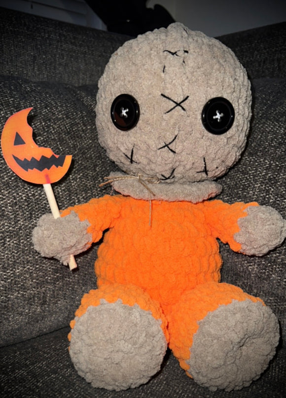 Handmade crochet Sam Plushy