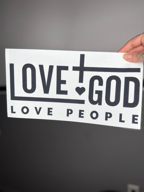 Love god, love people