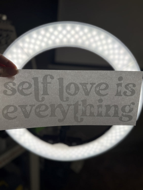 Self love is everything