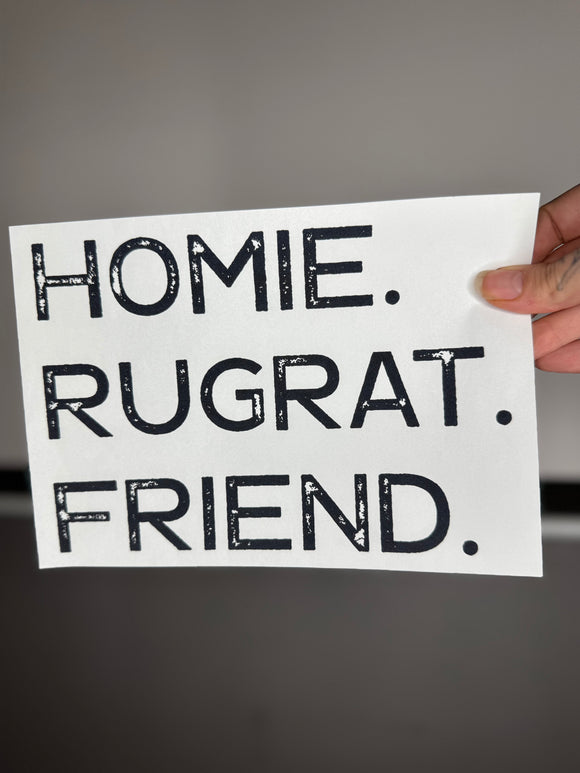 Homie rugrat friend (mini)