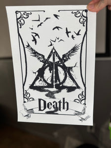 HP death card