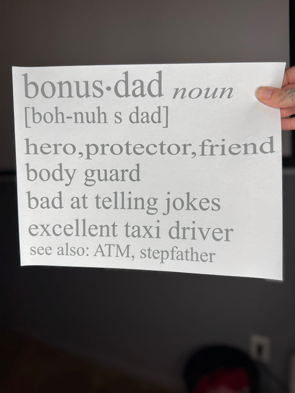 Bonus dad