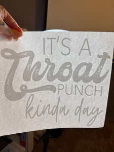 Its a throat punch kinda say