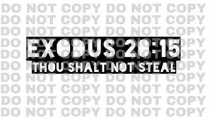 exodus 20:15 Digital Download