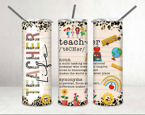 Teacher tumbler