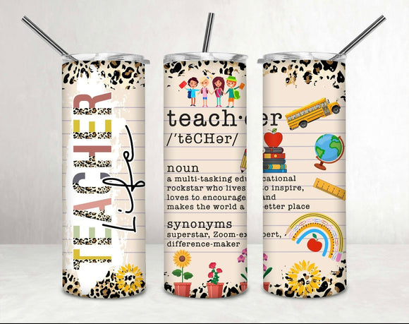 Teacher tumbler