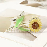 Sunflower claw clip