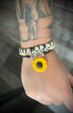 Sunflower bracelet