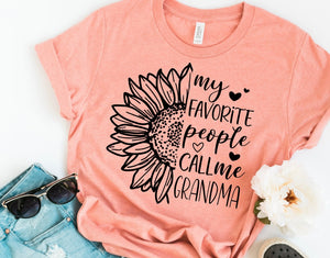 Customizable sunflower tee