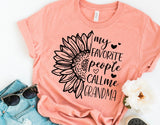 Customizable sunflower tee