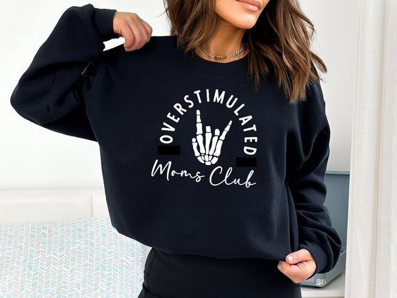 (TEE ONLY) overstimulated moms club