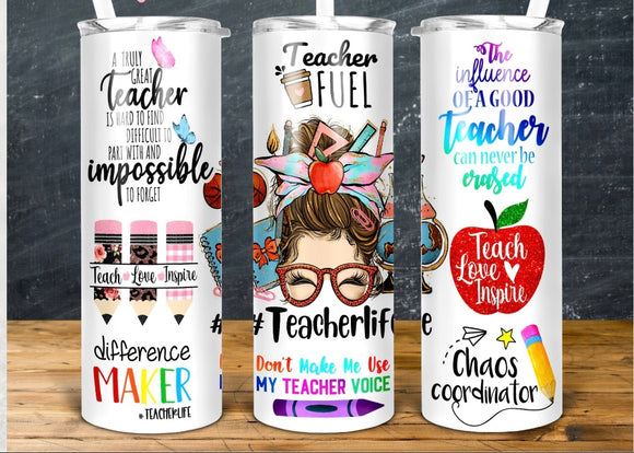 Teacher tumbler