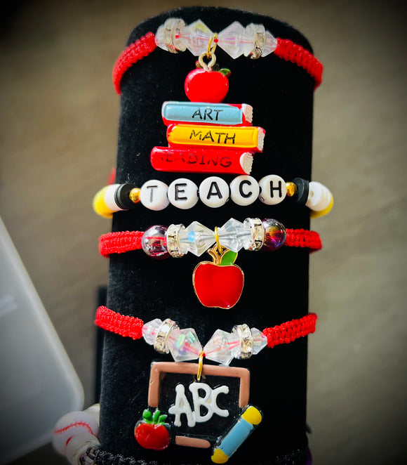 Teacher adjustable bracelet