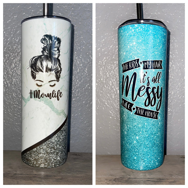 It's All Messy Momlife tumbler – Livin' N Vinyl