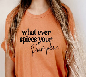 What ever spices your pumpkin