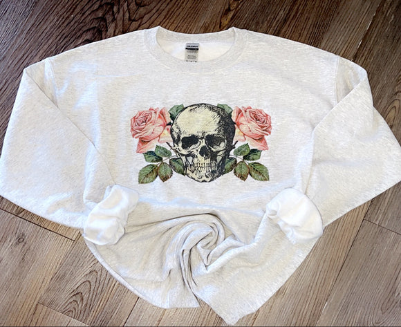 Rose Skull Sweatshirt