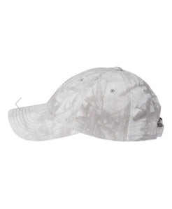 Grey tie dye baseball cap