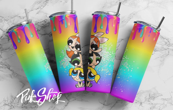 Power puff girls tumbler