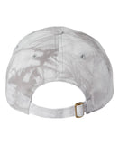 Grey tie dye baseball cap