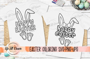 Happy Easter coloring shirt