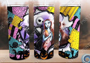 Jack and sally tumbler