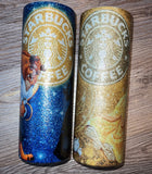 Glitter B&B starbies tumbler