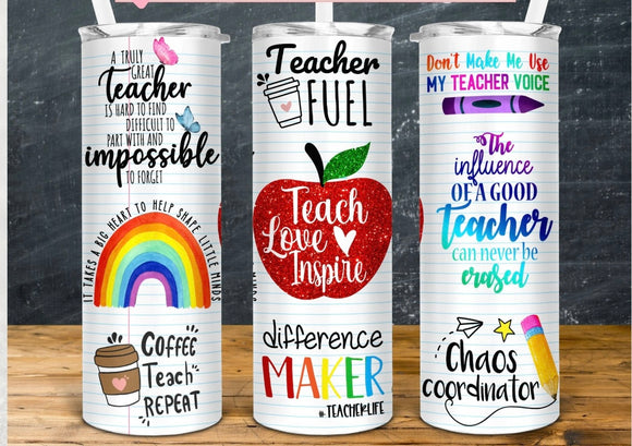 Teacher tumbler