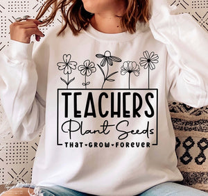 Teachers plant seeds (tee only)