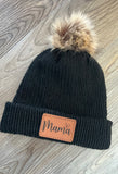 Black cuff beanie