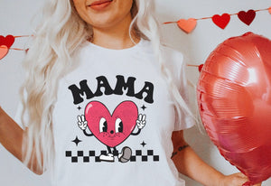 Mama cartoon heart