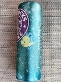 Undersea starbies princess glitter tumbler