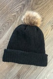 Black cuff beanie